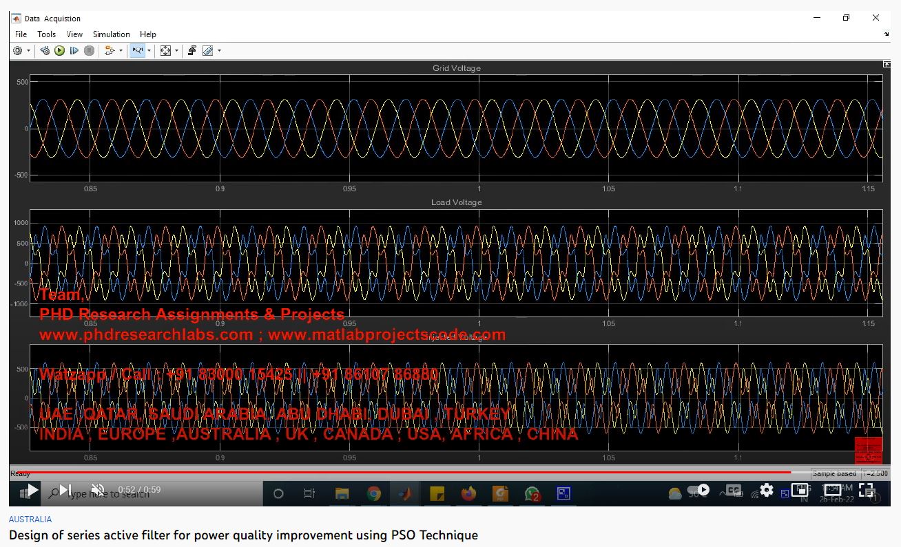 Design Of Series Active Filter For Power Quality Improvement Using Pso Technique project thumbnail image