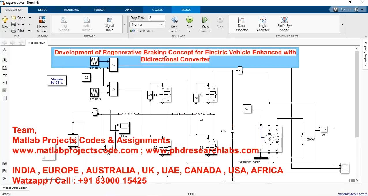 Development Of Regenerative Braking Concept For Electric Vehicle Enhanced With Bidirectional project thumbnail image