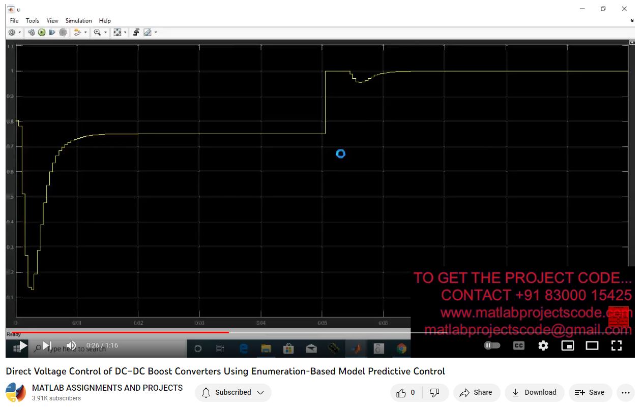 Direct Voltage Control Of Dc Dc Boost Converters Using Enumeration-Based Model Predictive Control project thumbnail image
