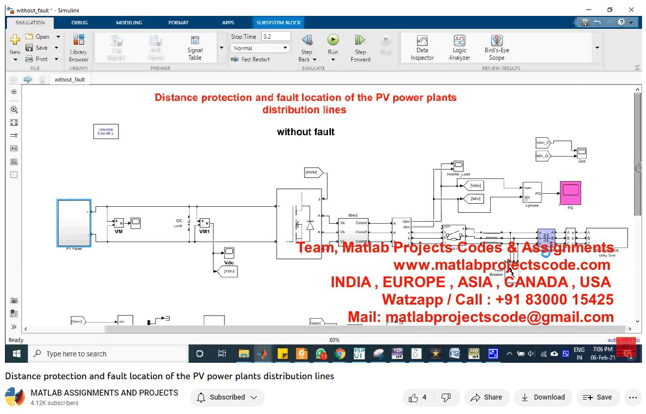 Distance Protection And Fault Location Of The Pv Power Plants Distribution Lines project thumbnail image