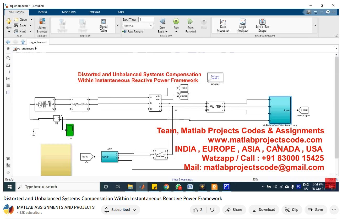 Distorted And Unbalanced Systems Compensation Within Instantaneous Reactive Power Framework project thumbnail image