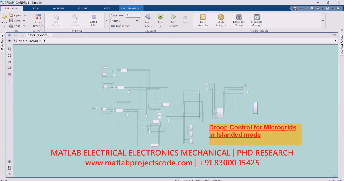 Droop Control For Microgrids In Islanded Mode project thumbnail image