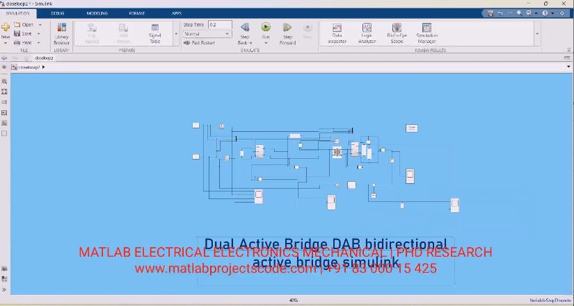 Dual Active Bridge Dab Bidirectional Active Bridge Simulink project thumbnail image
