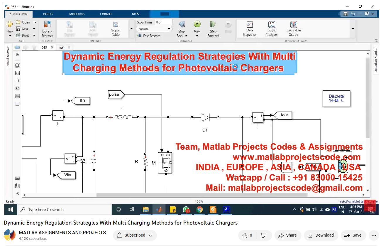 Dynamic Energy Regulation Strategies With Multi Charging Methods For Photovoltaic Chargers project thumbnail image