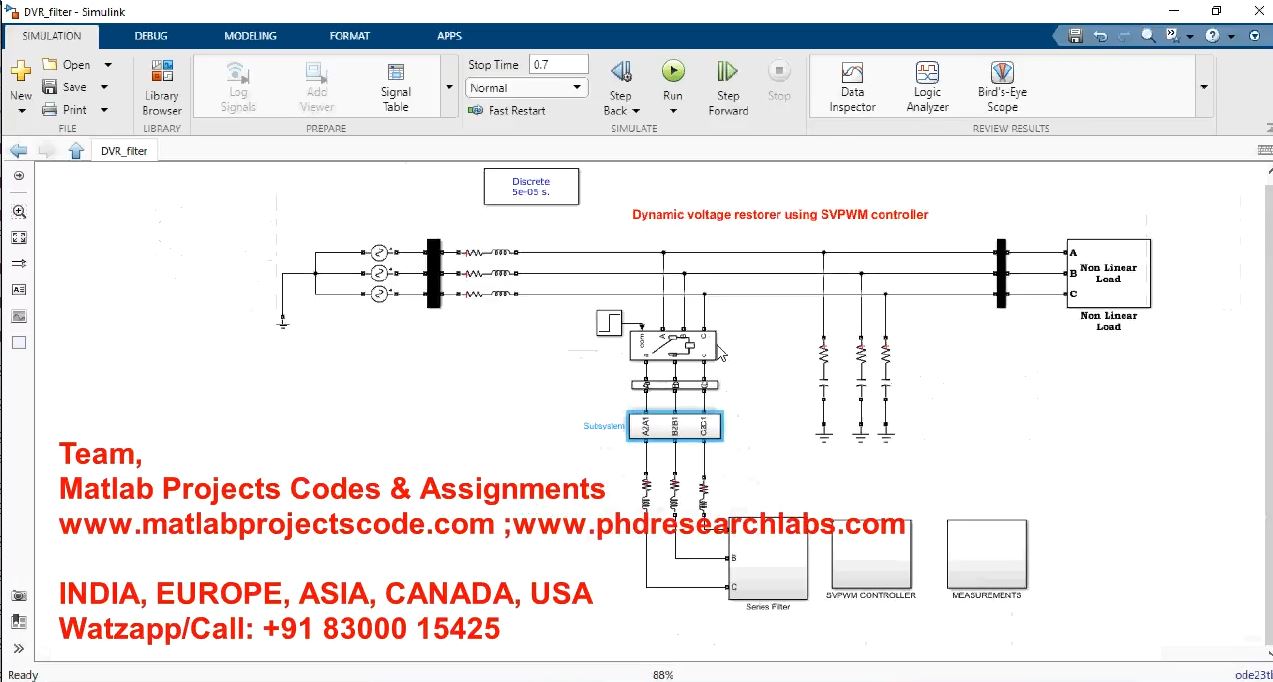 Dynamic Voltage Restorer Using Svpwm Controller project thumbnail image