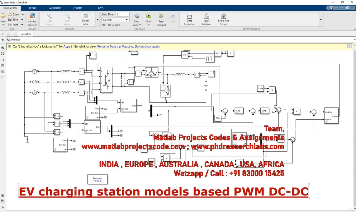 Ev Charging Station Model Based On Pwm Dc Dc _ Electric Vehicle _ Matlab Simulink _ Ev Charging project thumbnail image