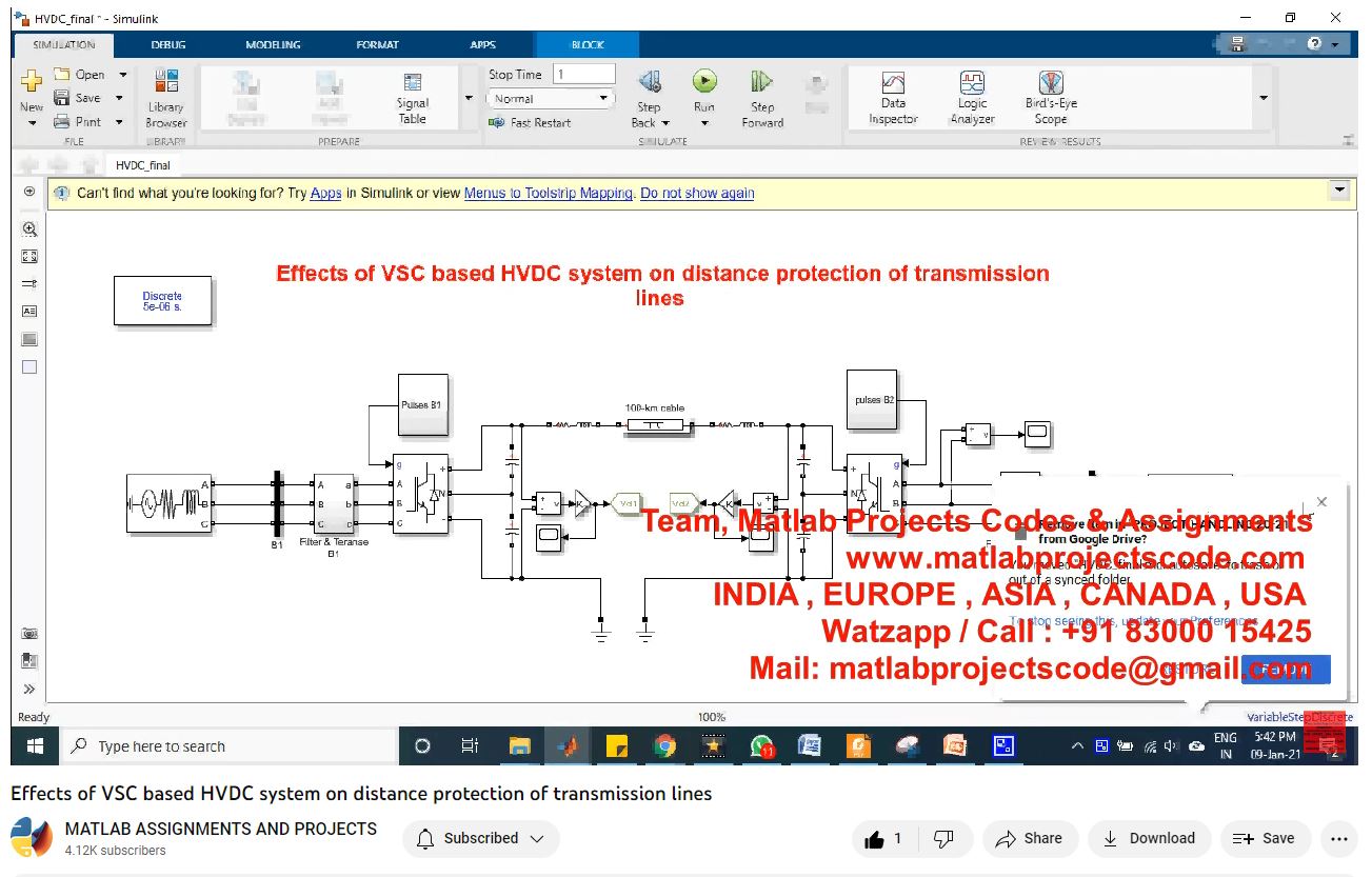 Effects Of Vsc Based Hvdc System On Distance Protection Of Transmission Lines project thumbnail image