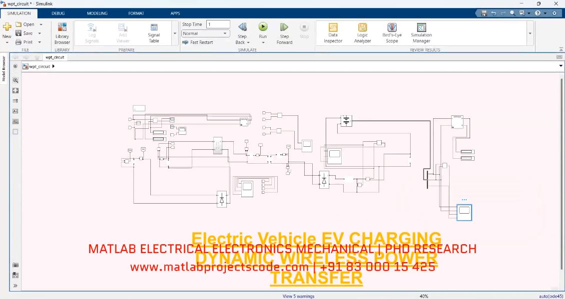 Electric Vehicle Ev Charging Dynamic Wireless Power Transfer project thumbnail image
