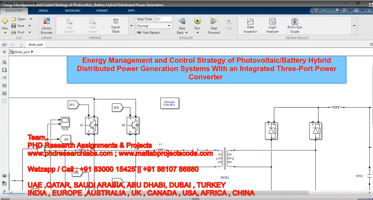 Energy Management And Control Strategy Of Photovoltaic_Battery Hybrid Distributed Power Generation project thumbnail image
