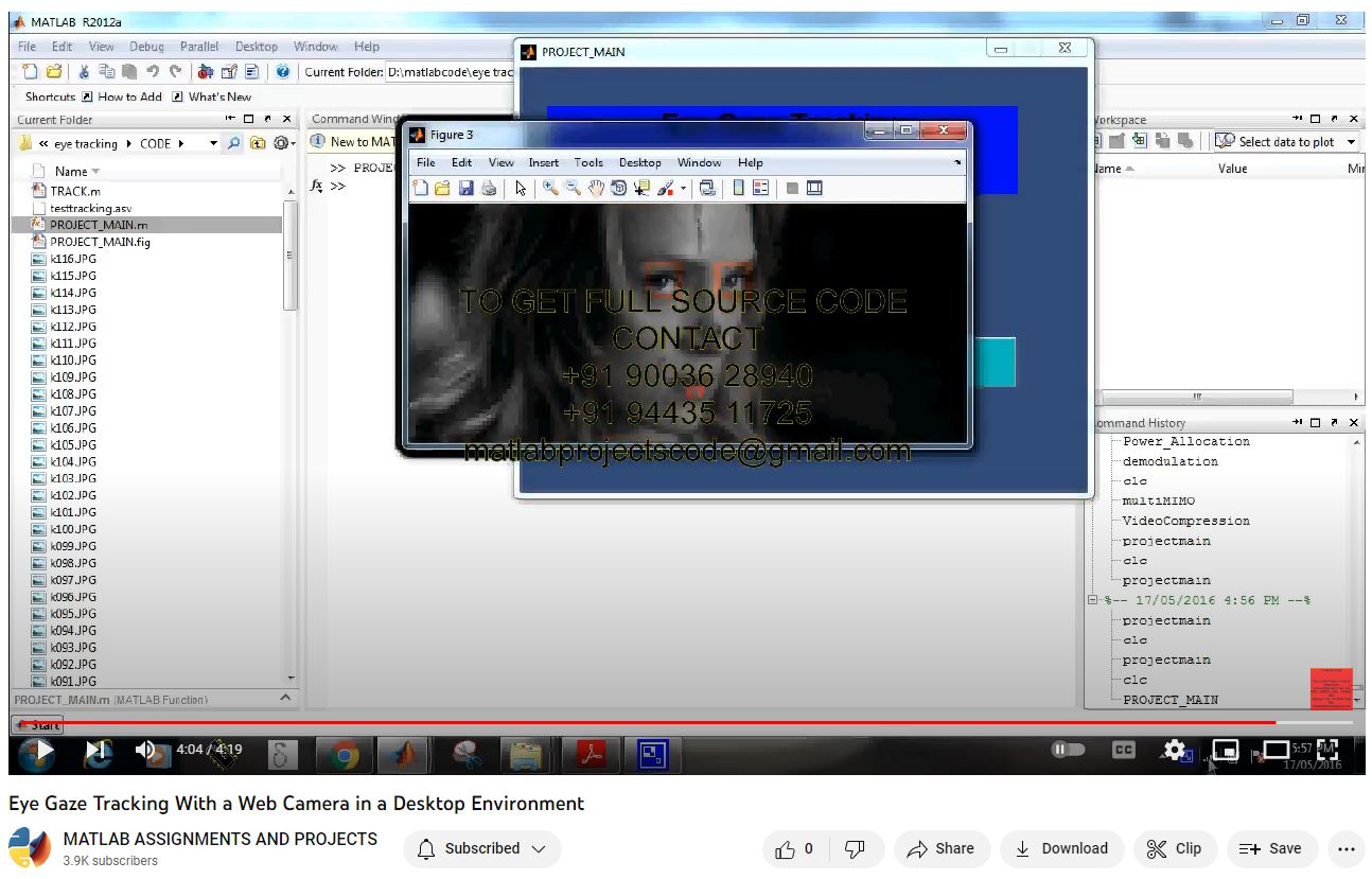 Eye Gaze Tracking with a Web Camera in a Desktop Environment project thumbnail image