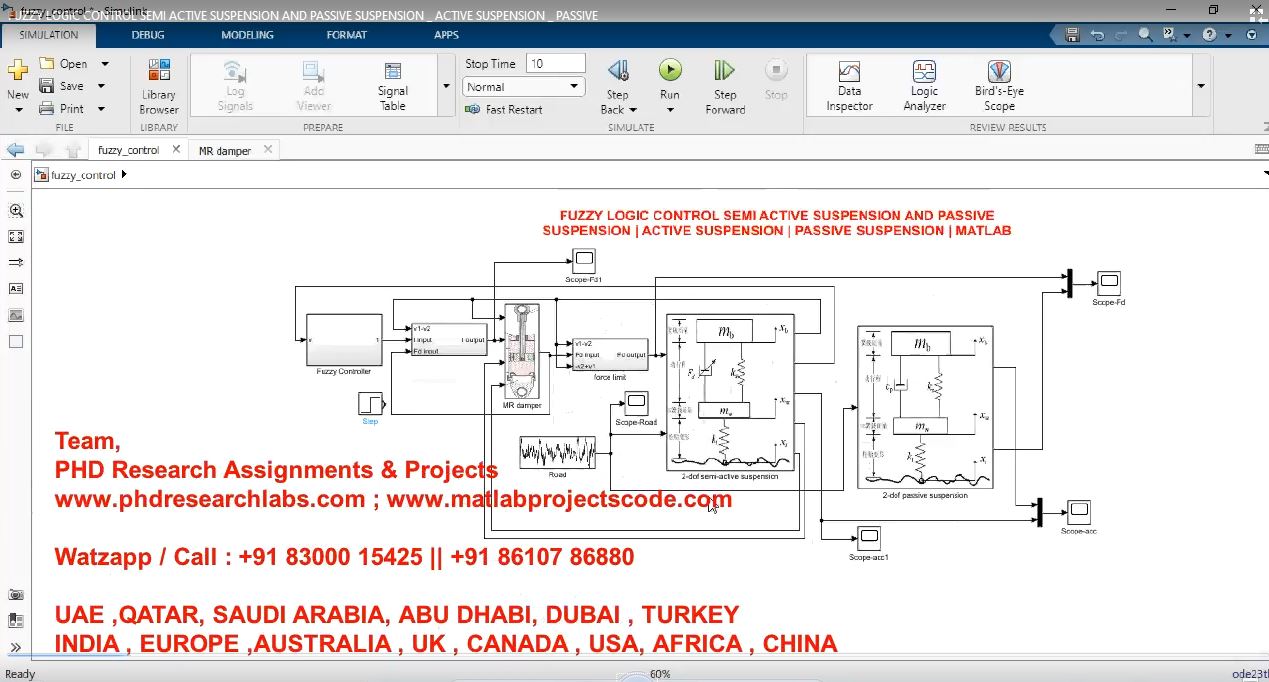 Fuzzy Logic Control Semi Active Suspension And Passive Suspension _ Active Suspension _ Passive project thumbnail image