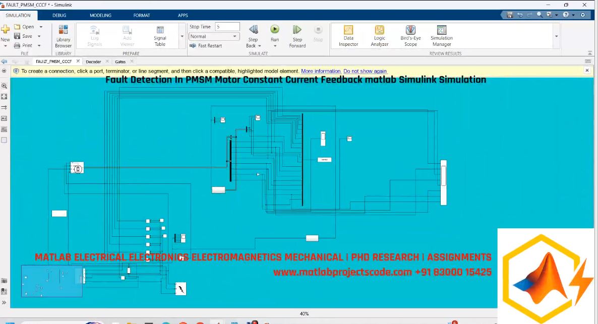 Fault Detection In Pmsm Motor Constant Current Feedback Matlab Simulink Simulation project thumbnail image