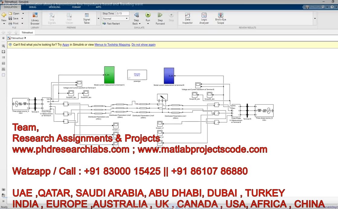 Fault Location Estimation Along a Transmission Line Impedance based and Traveling Wave project thumbnail image