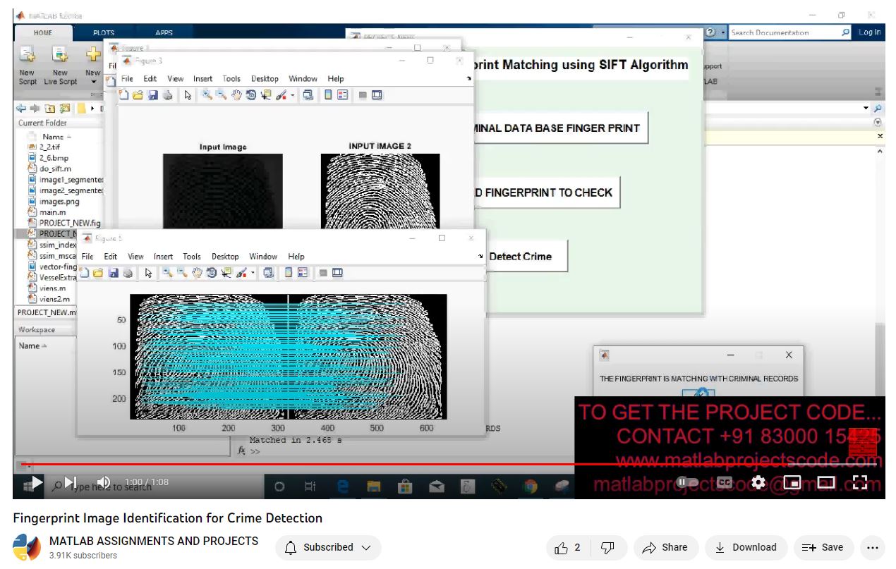 Fingerprint Image Identification For Crime Detection project thumbnail image