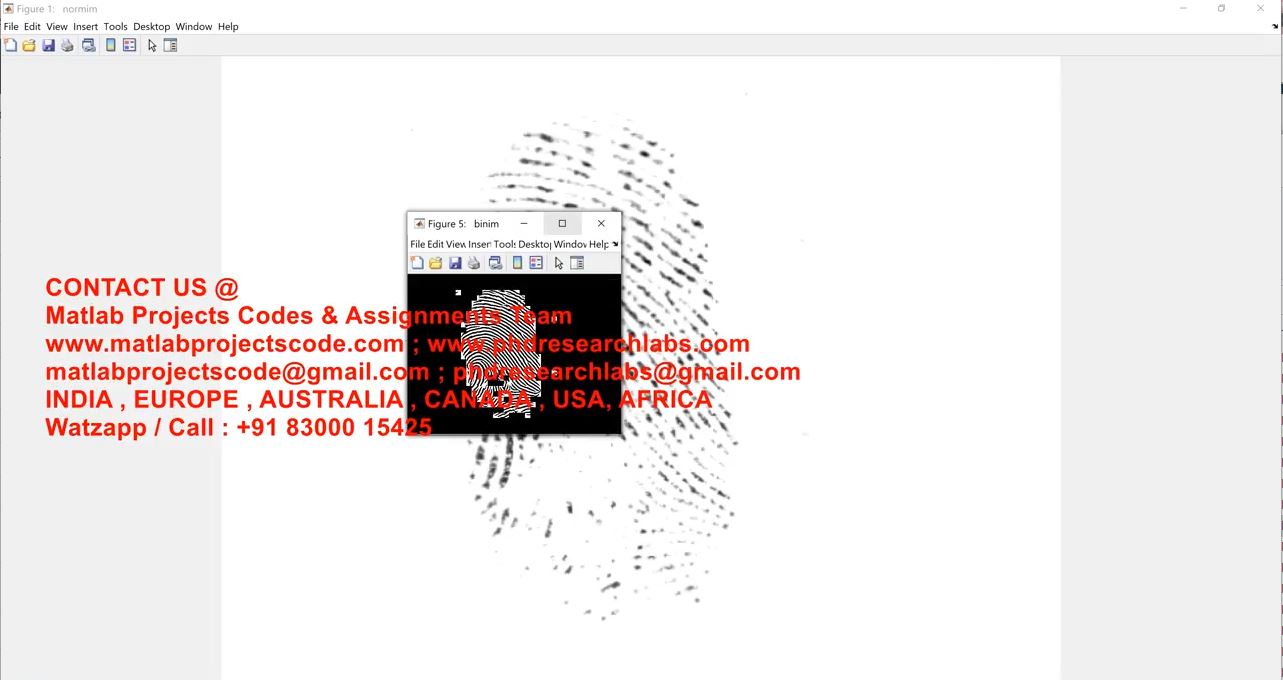 Fingerprint Reconstruction Matlab project thumbnail image