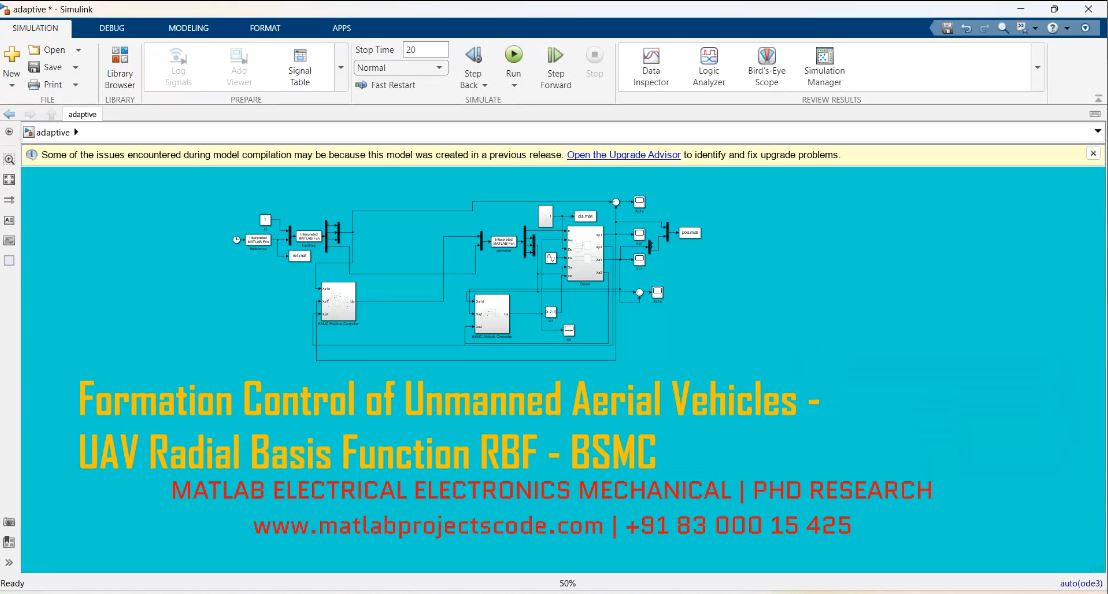 Formation Control Of Unmanned Aerial Vehicles - Uav Radial Basis Function Rbf - Bsmc project thumbnail image
