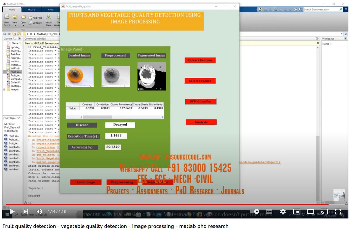 Fruit Quality Detection _ Vegetable Quality Detection_Image Processing_Matlab project thumbnail image