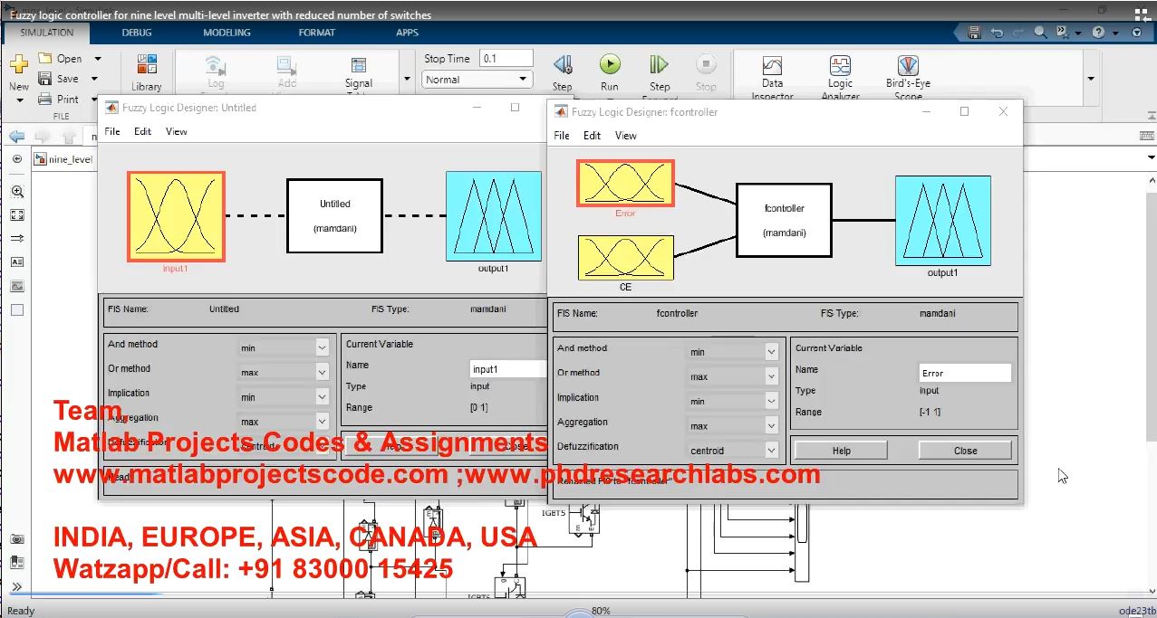 Fuzzy Logic Controller For Nine Level Multi-Level Inverter With Reduced Number Of Switches project thumbnail image