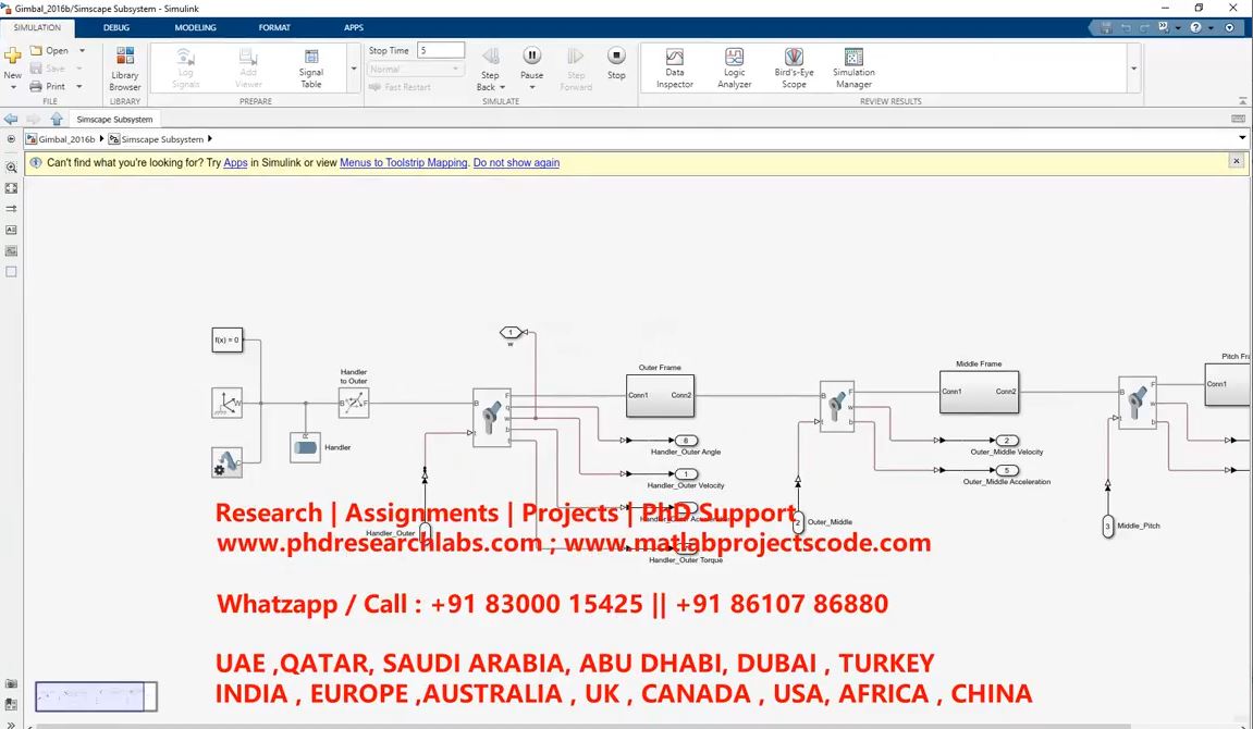 Gimbal Mechanism In Matlab Simulink Gimbal _ Simulink Model For Gimbal _ Gimbal Matlab Simulink Model project thumbnail image