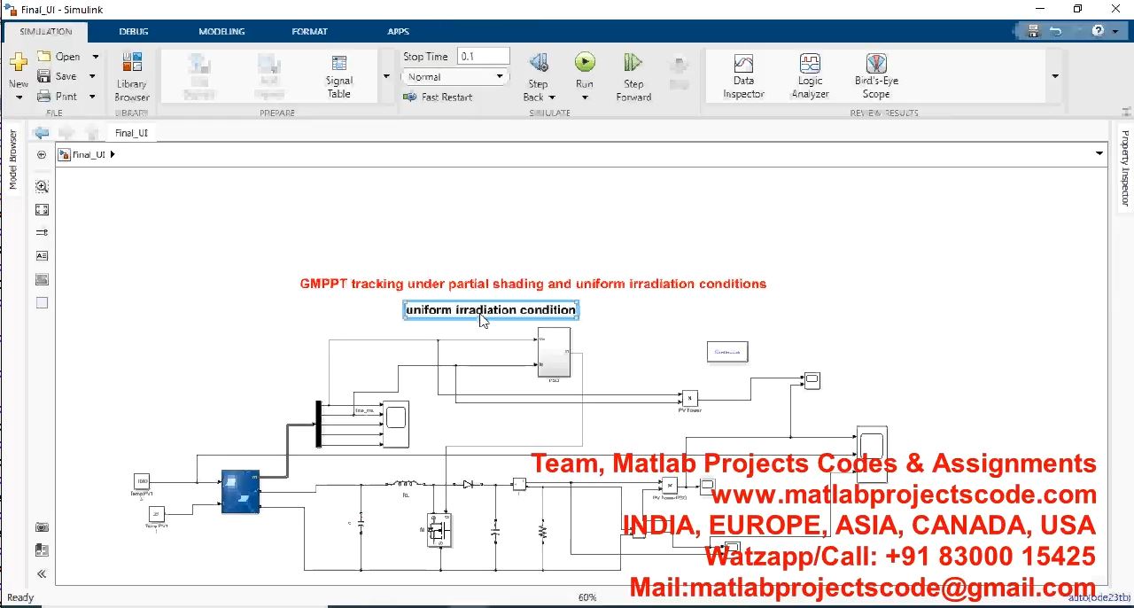 Gmppt Tracking Under Partial Shading And Uniform Irradiation Conditions project thumbnail image