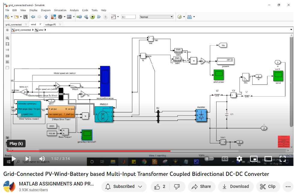 Grid-Connected Pv-Wind-Battery Based Multi-Input Transformer Coupled Bidirectional Dc-Dc Converter project thumbnail image