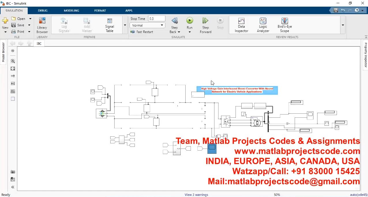 High Voltage Gain Interleaved Boost Converter With Neural Network For Electric Vehicle Applications project thumbnail image