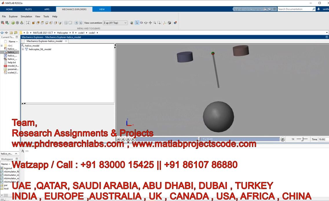 How To Do A Helicopter Simulation Using Matlab Simulink - Helicopter Modeling Simulink Matlab project thumbnail image