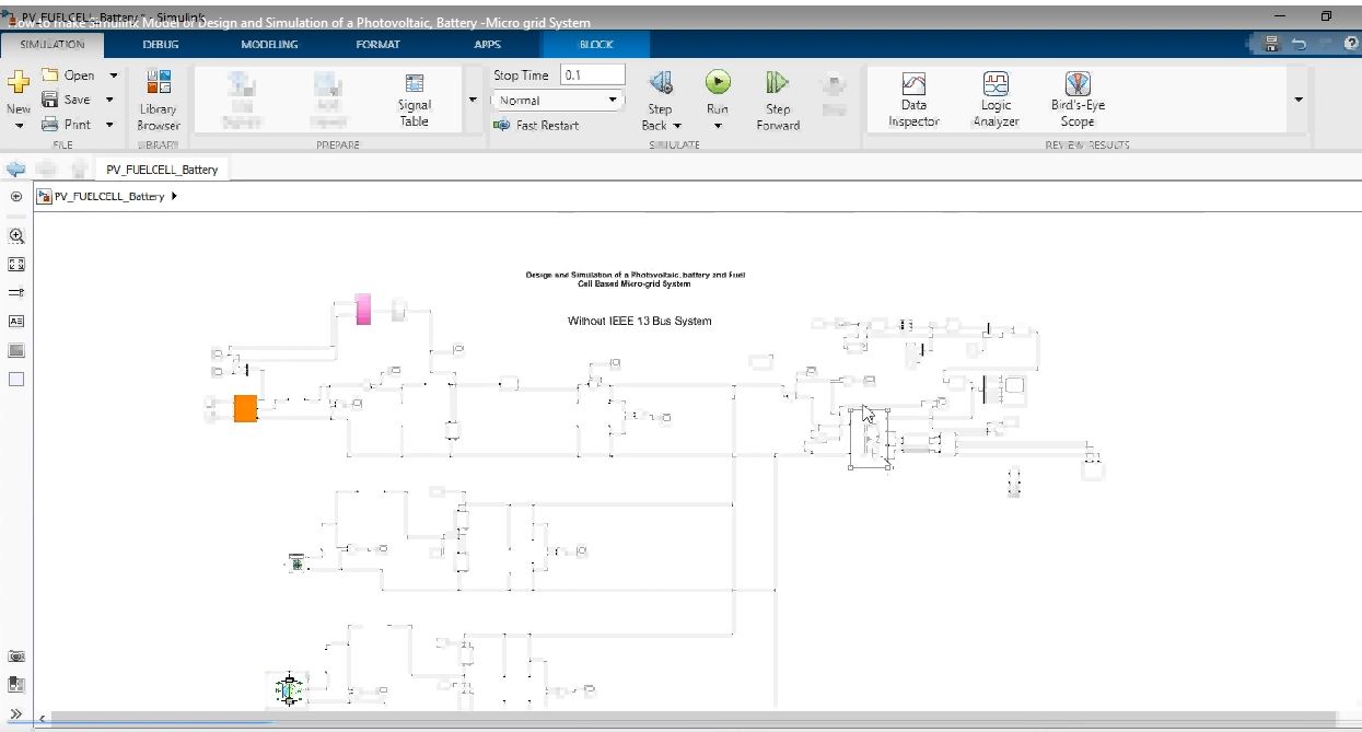How To Make Simulink Model Of Design And Simulation Of A Photovoltaic Battery -Micro Grid System project thumbnail image