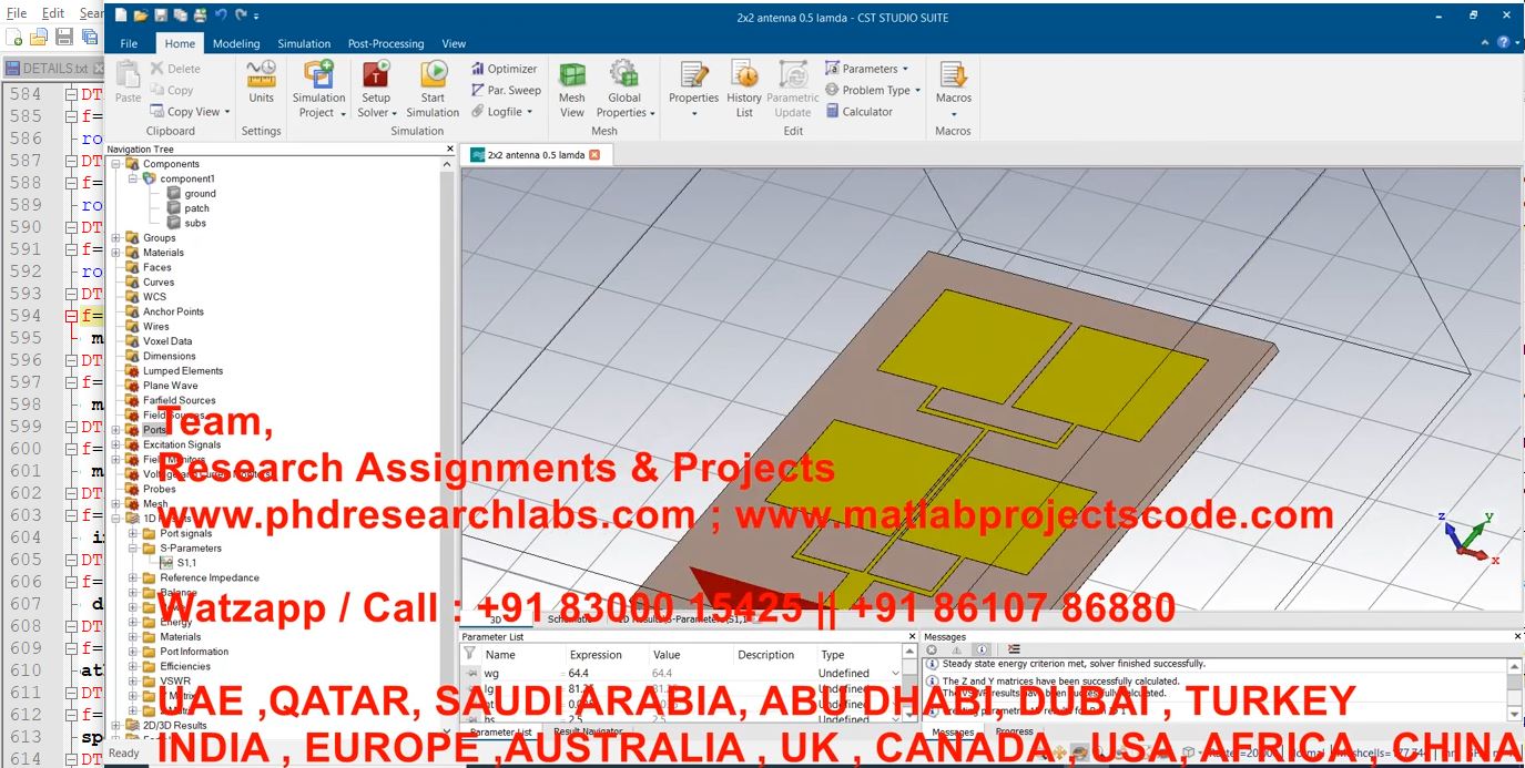 How To Model A Microstrip Patch Antenna For 5G Networks Using Cst _ Bandwidth 400 Mhz _ Gain 12 Db project thumbnail image
