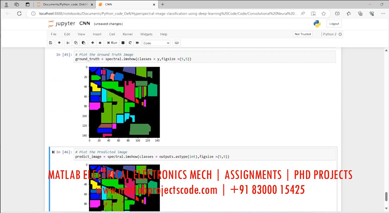 Hyperspectral Image Classification Using Deep Learning - Python - Phd Research project thumbnail image