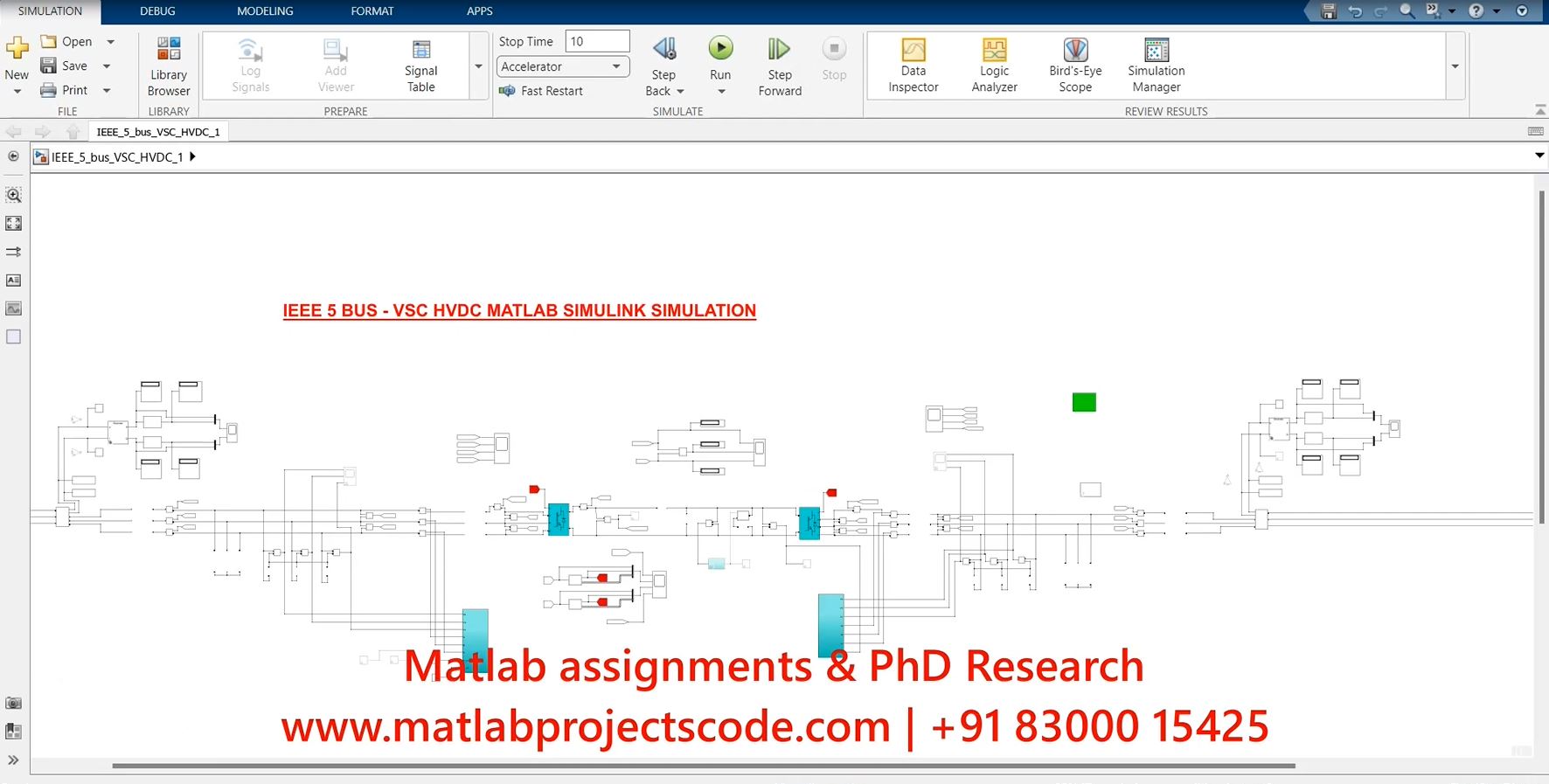 Ieee 5 Bus - Vsc Hvdc Matlab Simulink Simulation project thumbnail image