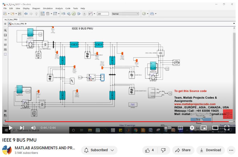 Ieee 9 Bus Pmu project thumbnail image