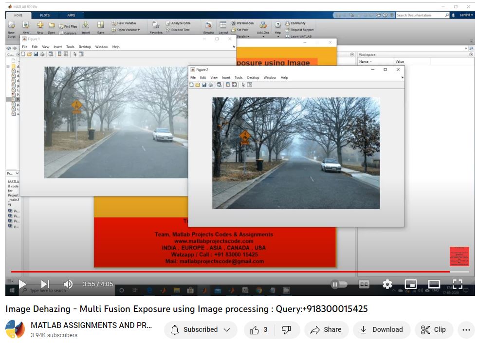 Image Dehazing - Multi Fusion Exposure Using Image Processing project thumbnail image