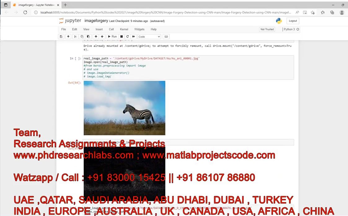 Image Forgery Detection Cnn Python - Casia Dataset - Image Forgery - Cnn - Python Code - Python project thumbnail image
