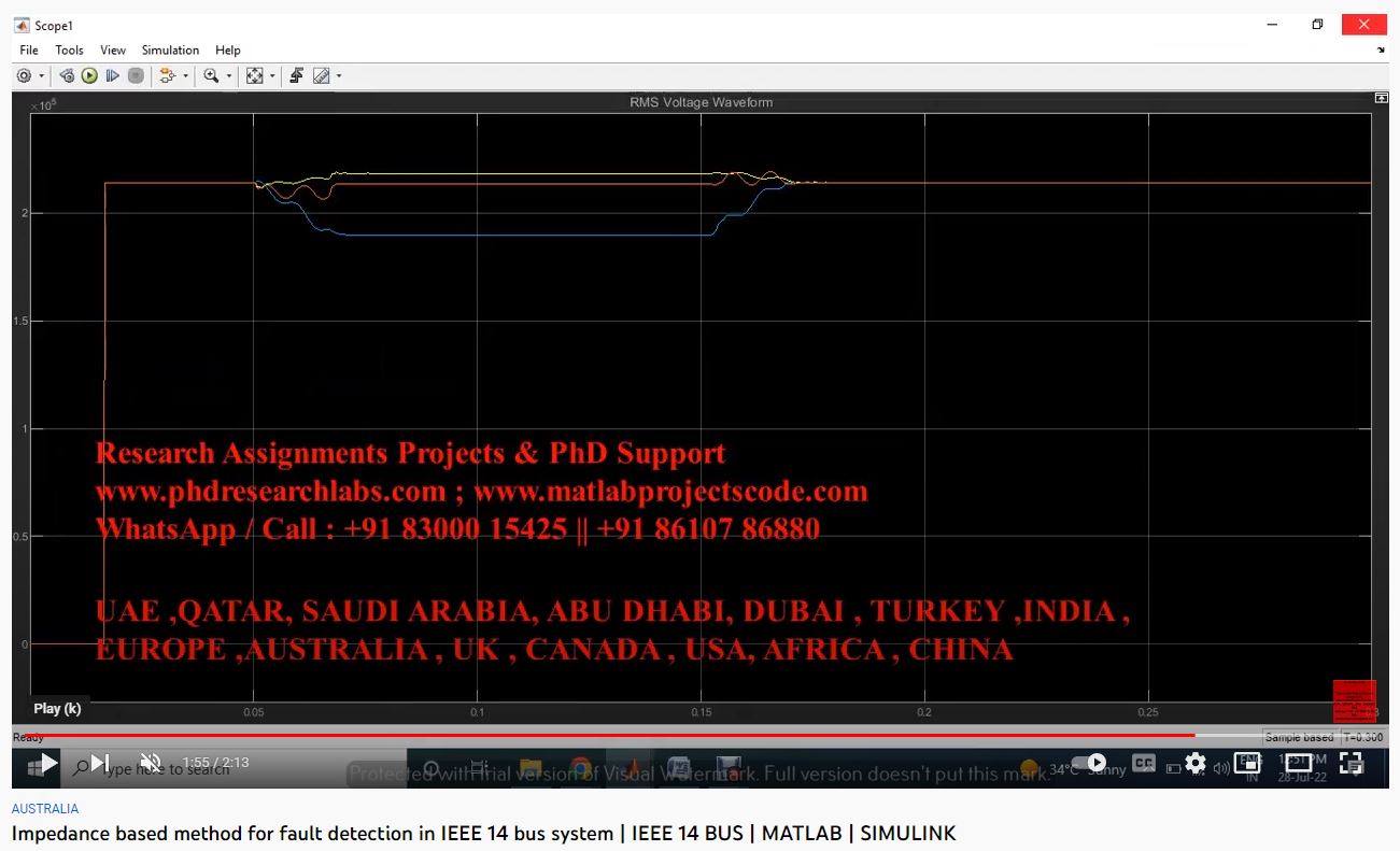 Impedance based Method for Fault Detection in IEEE 14 Bus System project thumbnail image
