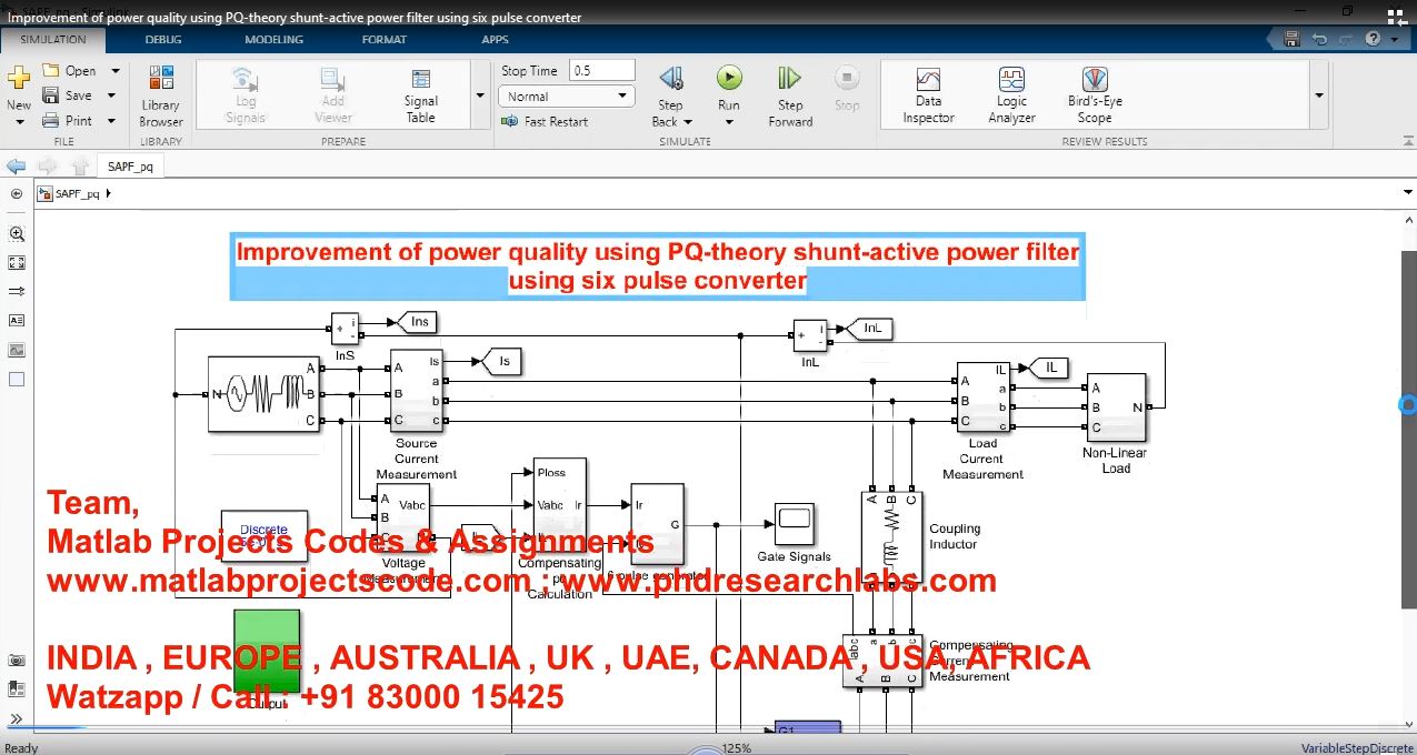 Improvement Of Power Quality Using Pq-Theory Shunt-Active Power Filter Using Six Pulse Converter project thumbnail image