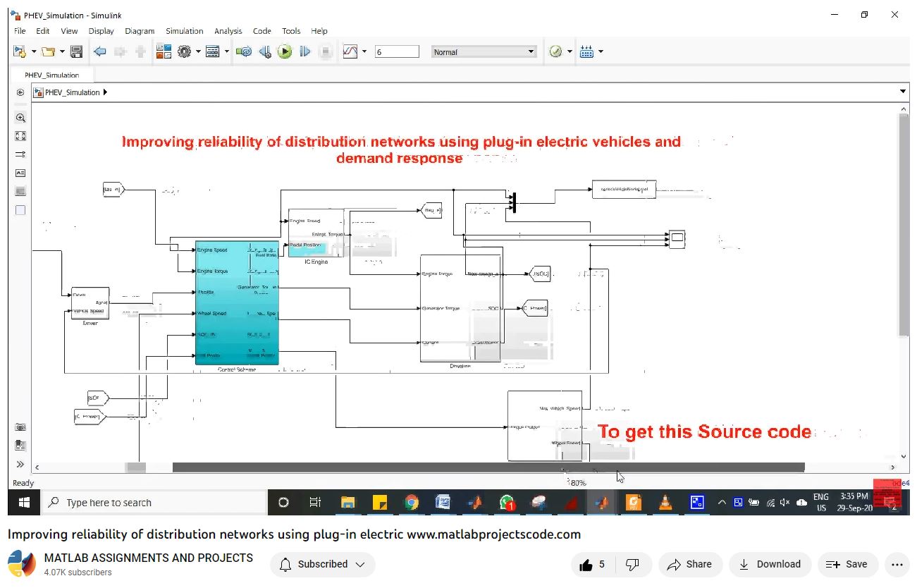 Improving Reliability Of Distribution Networks Using Plug-In Electric-Matlab Simulink-Electrical Assignments-Projects-Phd Research project thumbnail image