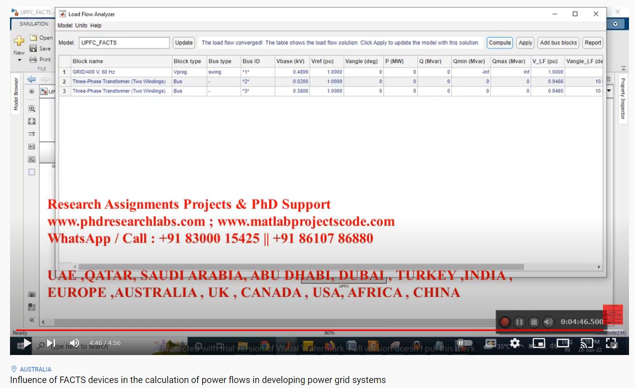 Influence Of Facts Devices In The Calculation Of Power Flows In Developing Power Grid Systems project thumbnail image