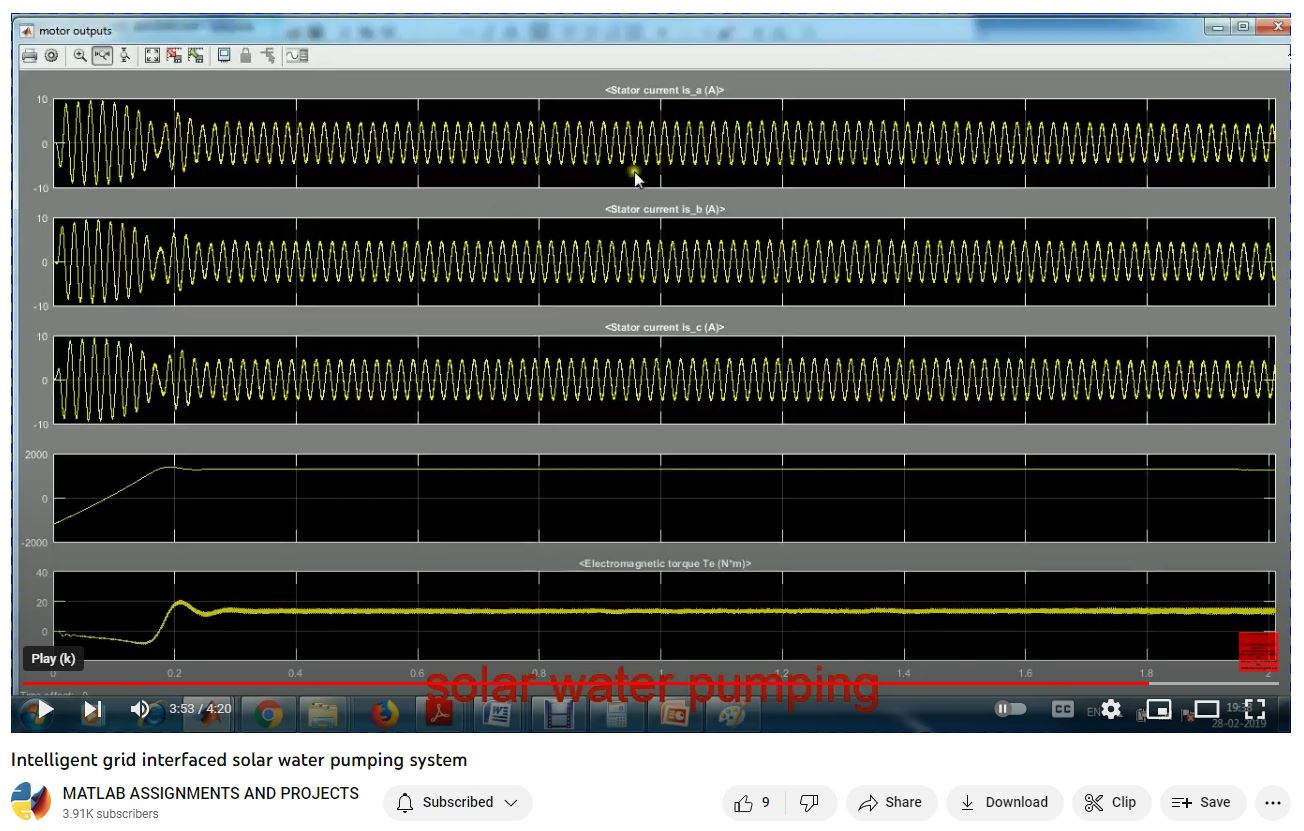 Intelligent Grid Interfaced Solar Water Pumping System project thumbnail image