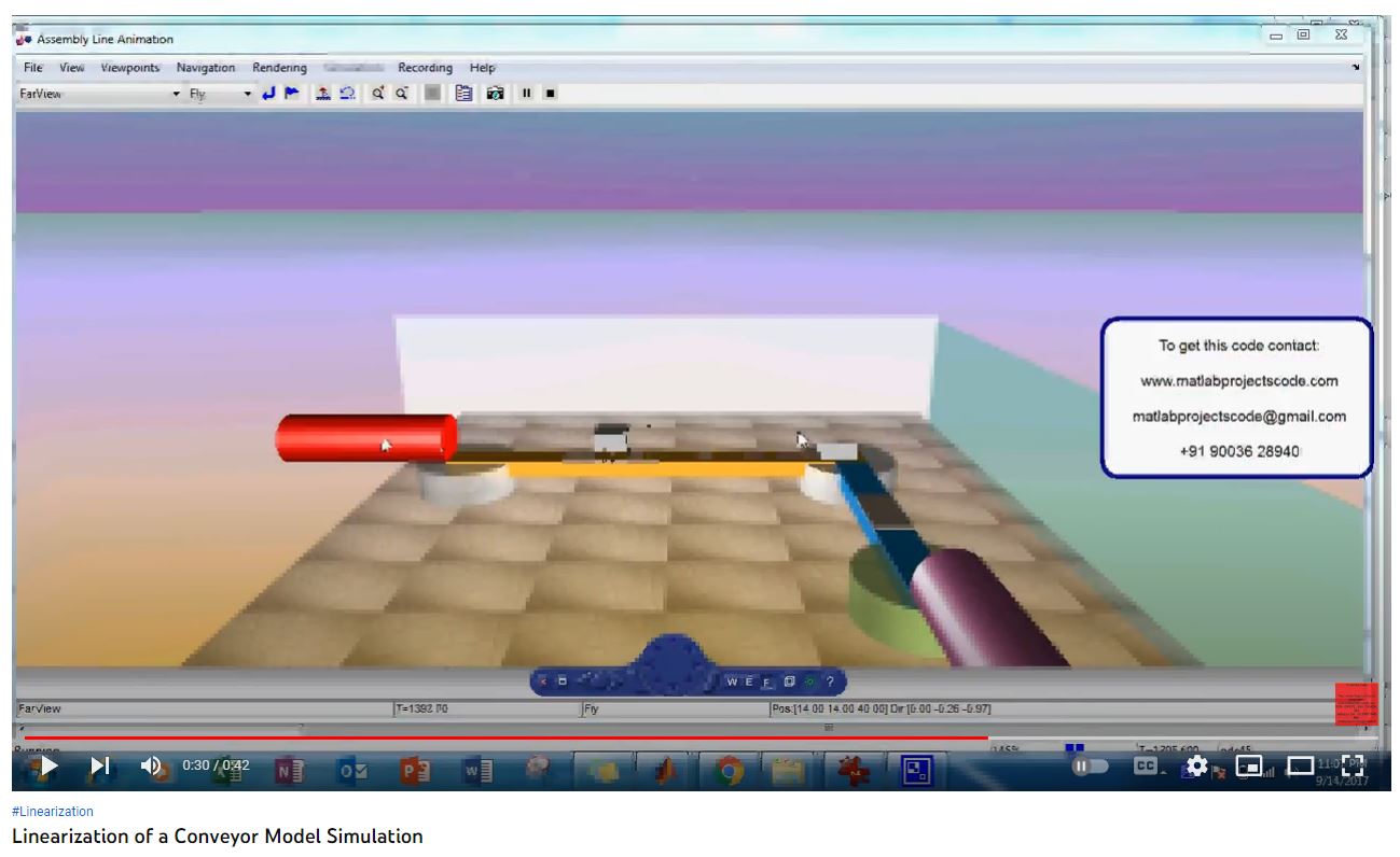 Linearization of a Conveyor Model Simulation project thumbnail image