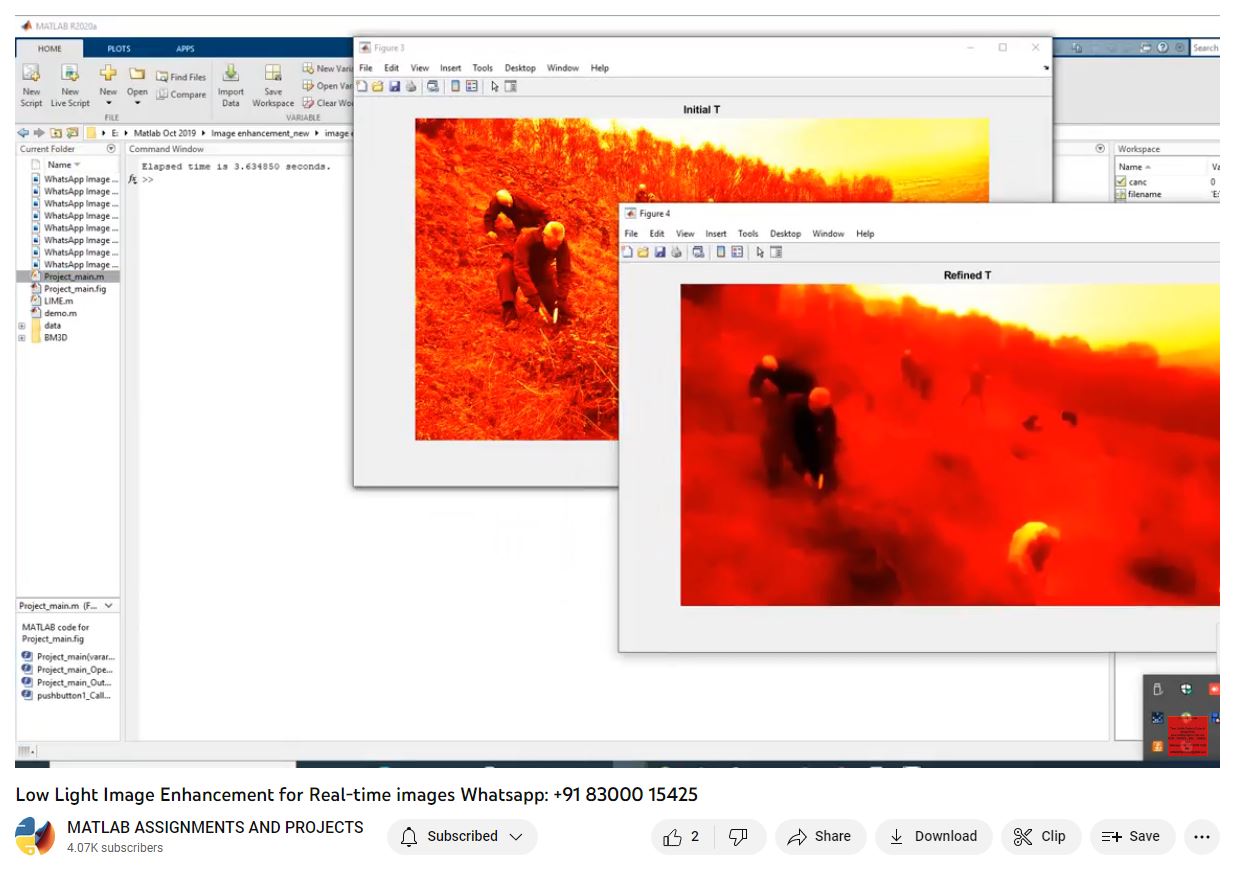 Low Light Image Enhancement For Real-Time Images-Matlab Simulink-Electrical Assignments-Projects-Phd Research project thumbnail image