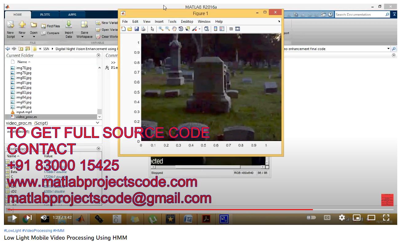 Low Light Mobile Video Processing using HMM project thumbnail image