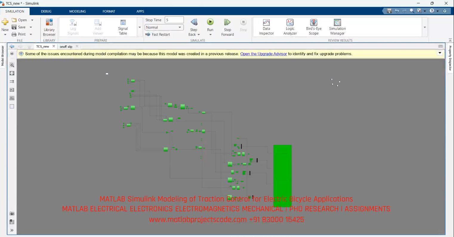 Matlab Simulink Modeling Of Traction Control For Electric Bicycle Applications project thumbnail image