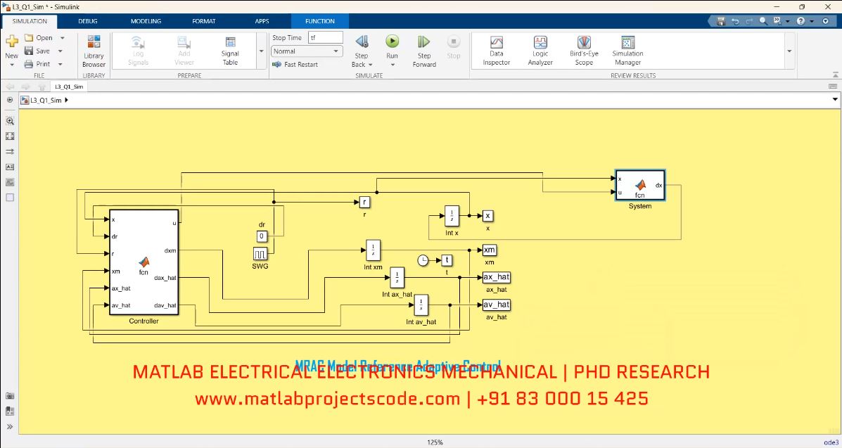 Mrac Model Reference Adaptive Control project thumbnail image