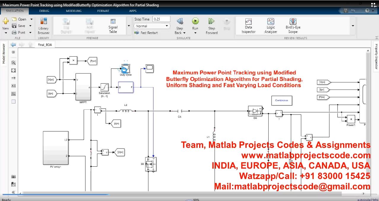 Maximum Power Point Tracking Using Modifiedbutterfly Optimization Algorithm For Partial Shading project thumbnail image