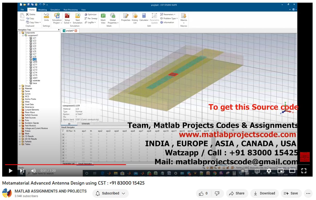 Metamaterial Advanced Antenna Design Using Cst project thumbnail image