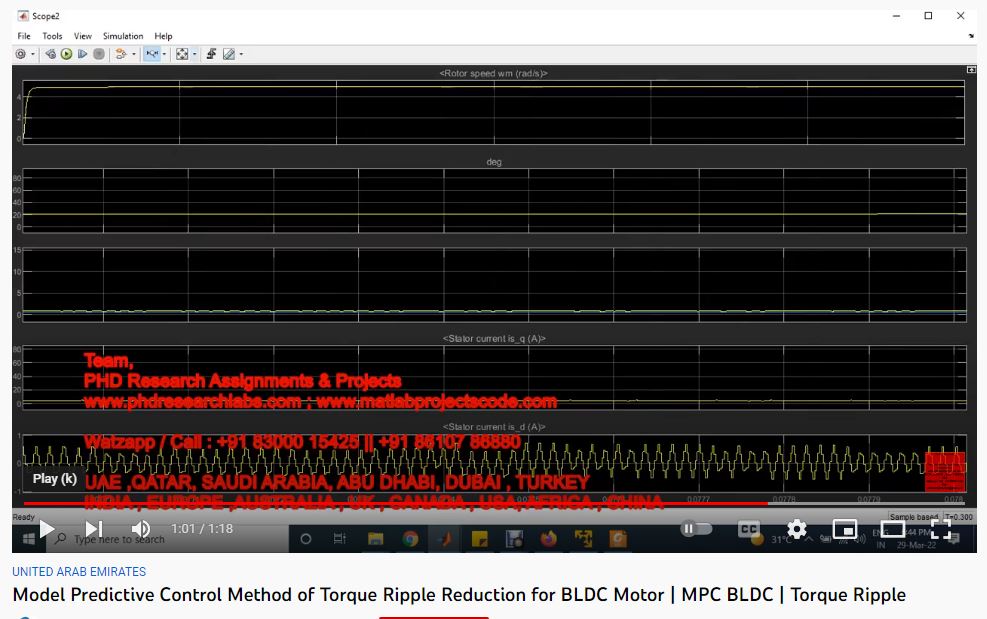 Model Predictive Control Method of Torque Ripple Reduction for BLDC Motor project thumbnail image