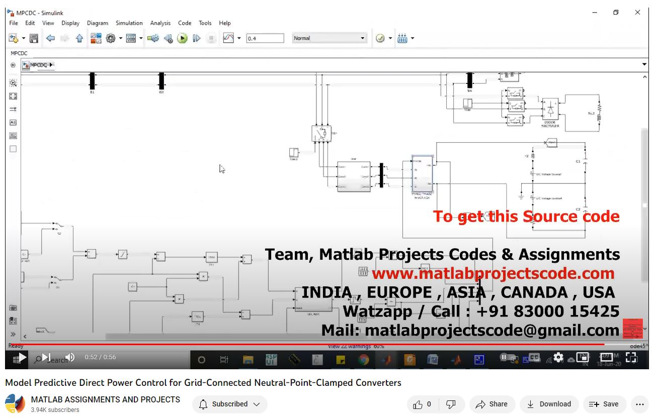 Model Predictive Direct Power Control For Grid-Connected Neutral-Point-Clamped Converters project thumbnail image