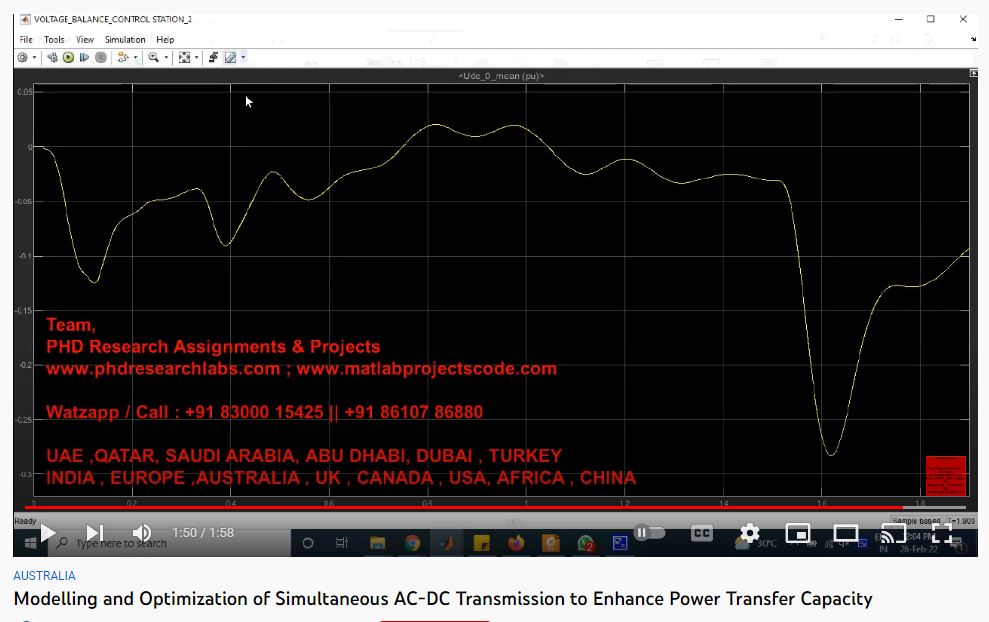 Modelling and Optimization of Simultaneous AC-DC Transmission to Enhance Power Transfer Capacity of the Existing Transmission Line project thumbnail image