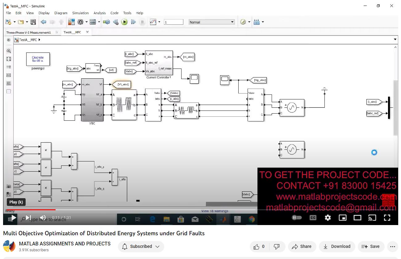 Multi Objective Optimization Of Distributed Energy Systems Under Grid Faults project thumbnail image